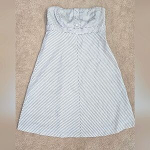 GAP Y2K Striped Strapless Dress Size 12